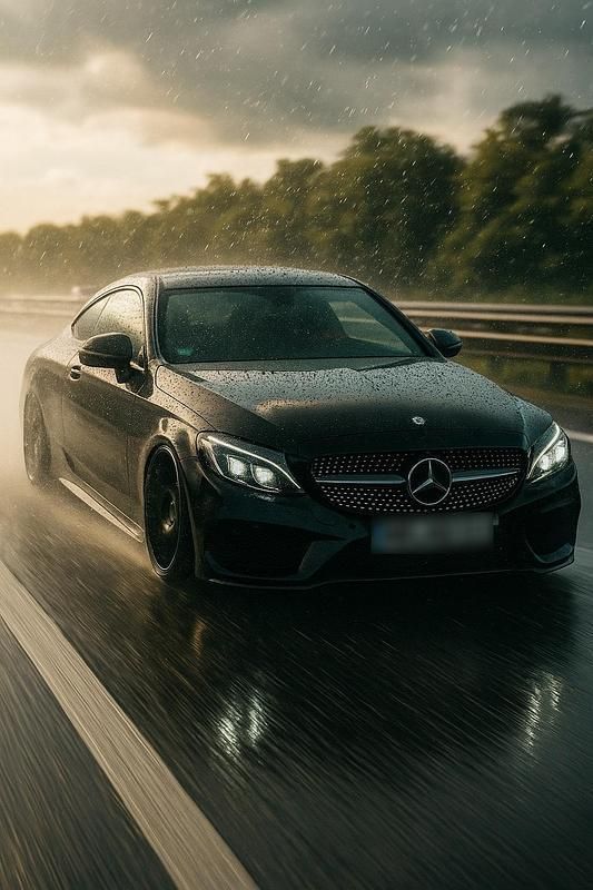 Schwarz Gebraucht 2016 Mercedes C400 Coupé | 33.900 € (Fairer Preis) - Bild 1/4