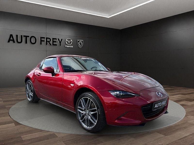 Magmarot metallic Gebraucht 2019 Mazda MX5 Sports-Line Cabrio | 25.980 € (Etwas zu teuer) - Bild 1/3