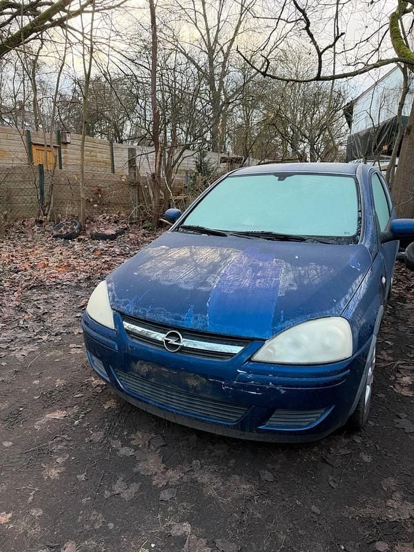 Blau Gebraucht 2005 Opel Corsa Kleinwagen | 550 € (Superpreis) - Bild 1/4