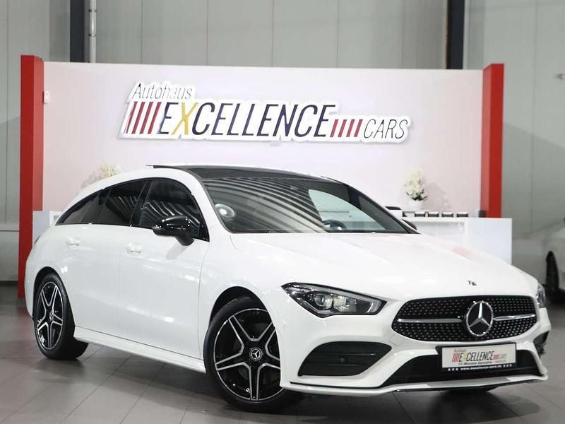 Polarweiss unilack Gebraucht 2020 Mercedes CLA200 AMG line Kombi | 24.991 € (Fairer Preis) - Bild 1/4