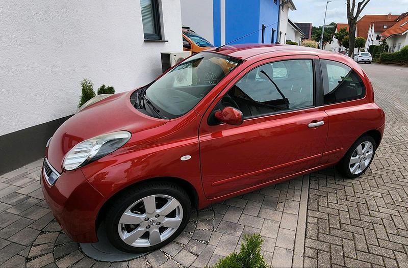Rot Gebraucht 2009 Nissan Micra I-Way Kleinwagen | 4.100 € - Bild 1/4
