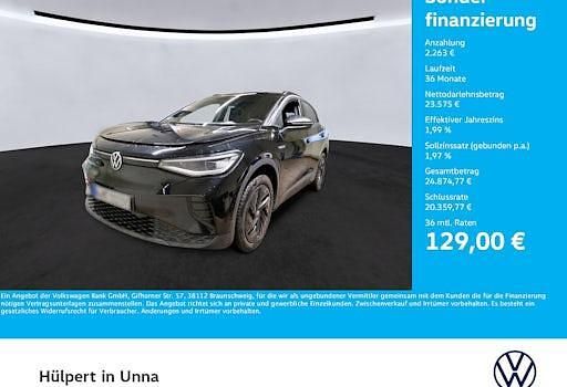Gebraucht VW ID.4 Pro Performance 150 kW (204 PS) 2022 Schwarz SUV