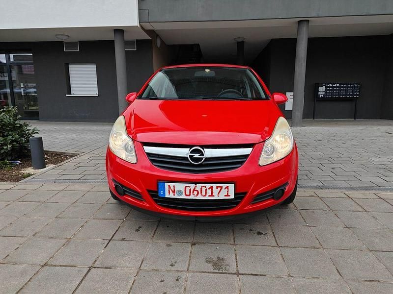 Gebraucht Opel Corsa Edition 80 PS (58 kW) 2010 Rot Kleinwagen
