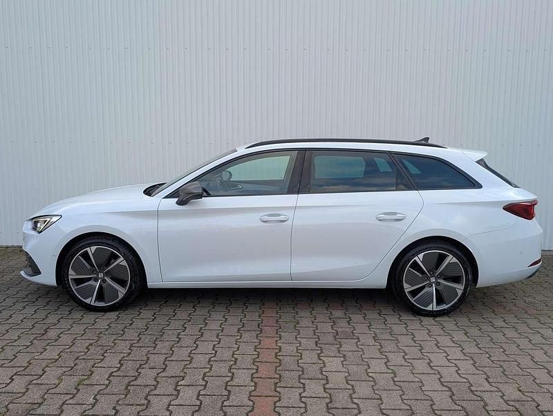 Gebraucht Seat Leon FR 150 PS (110 kW) 2021 "nevada" weiss Kombi