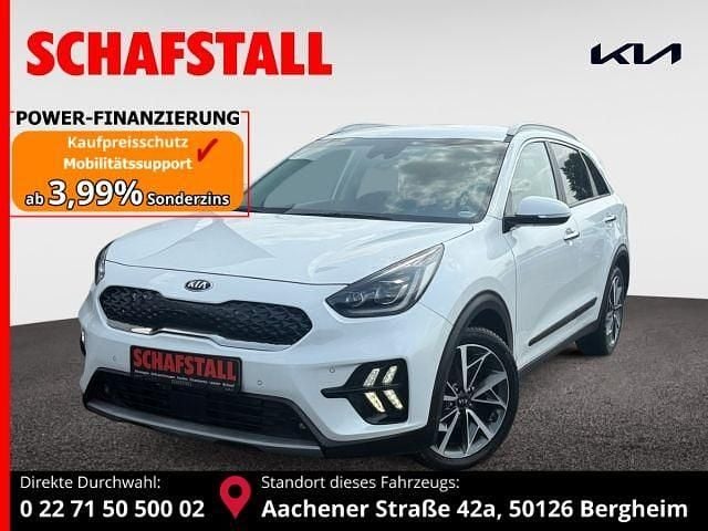 Weiss ((swp) snow white pearl) Gebraucht 2021 Kia Niro Spirit SUV | 20.979 € (Fairer Preis) - Bild 1/3