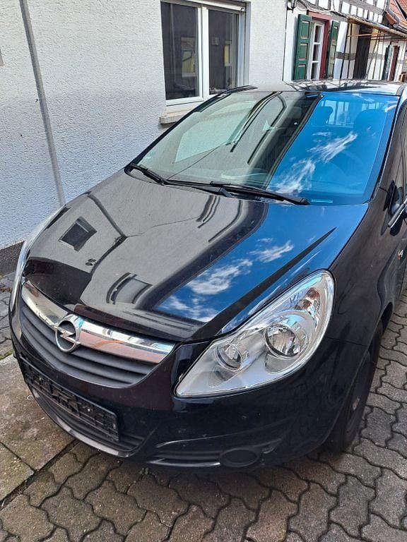 Schwarz Gebraucht 2008 Opel Corsa Innovation Limousine | 900 € (Superpreis) - Bild 1/4