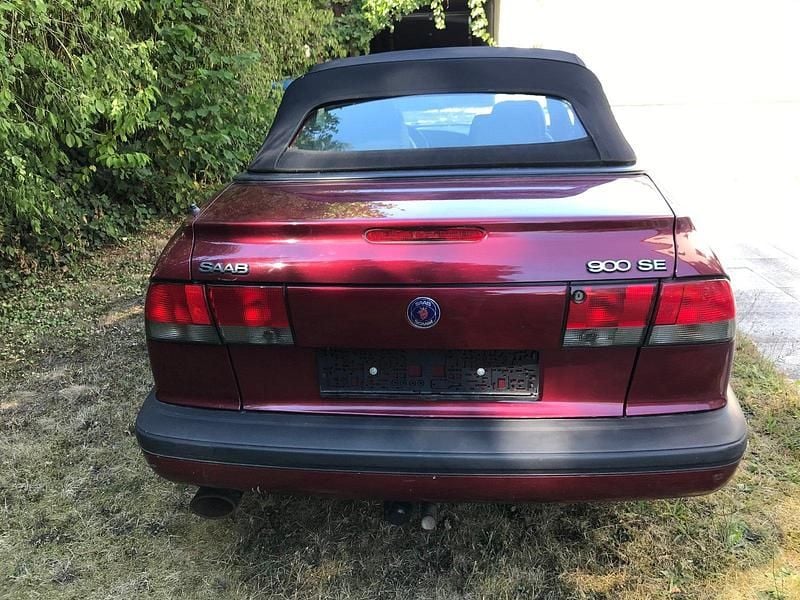 Rot Gebraucht 1996 Saab 900 Cabriolet Cabrio | 5.900 € (Etwas zu teuer) - Bild 1/4