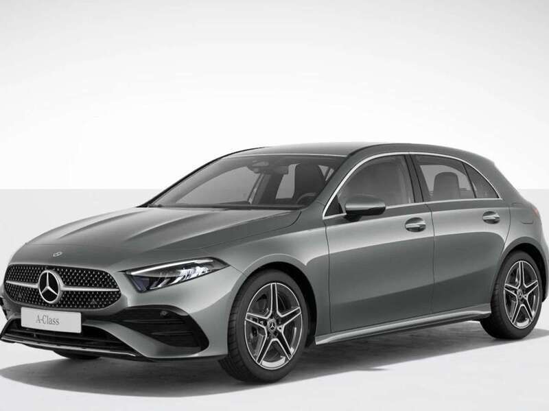 Grau Gebraucht 2023 Mercedes A200 AMG line Kleinwagen | 35.900 € (Teuer) - Bild 1/4