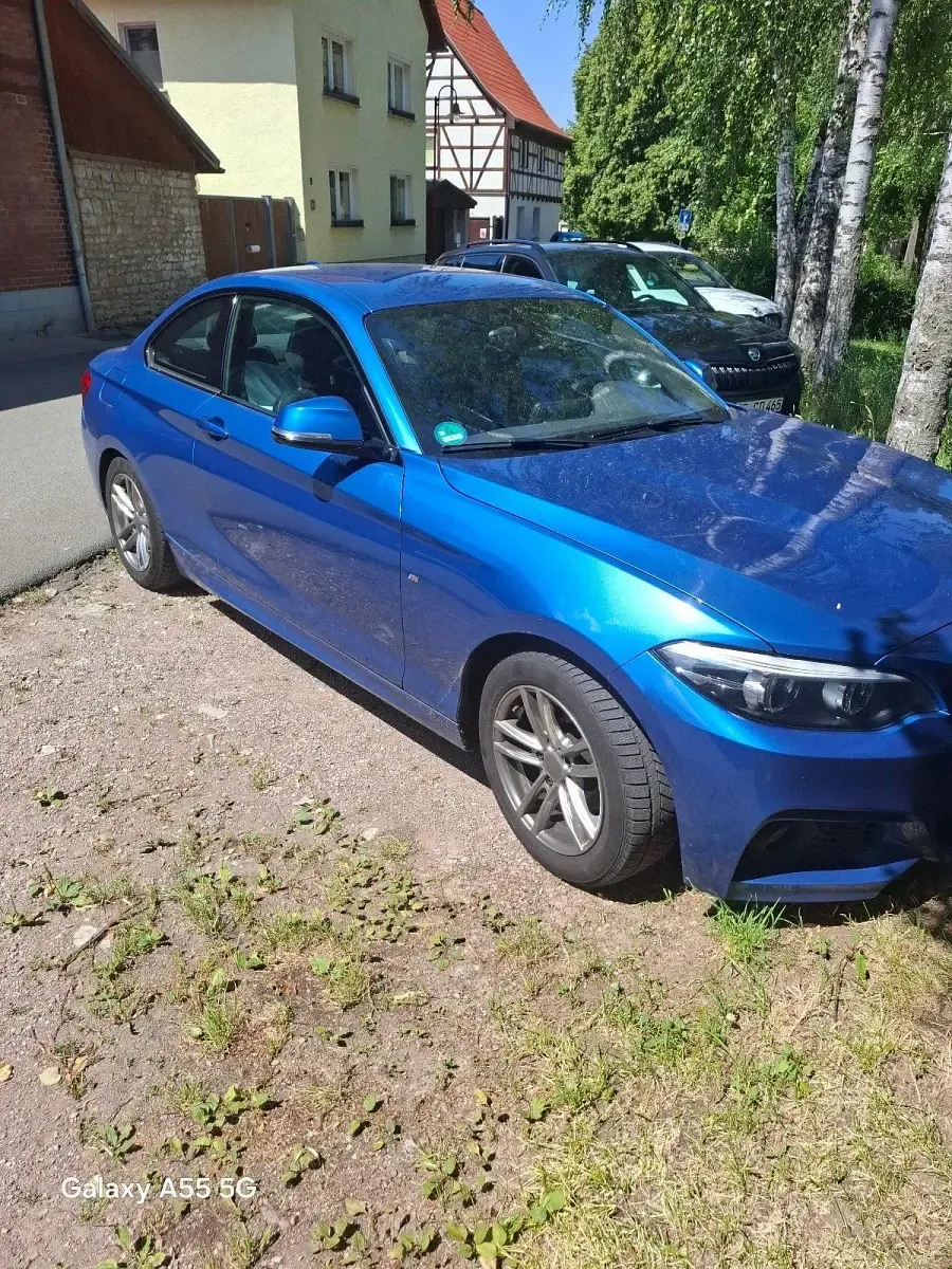 Gebraucht BMW 218 M Sport 150 PS (110 kW) 2017 Blau Coupé