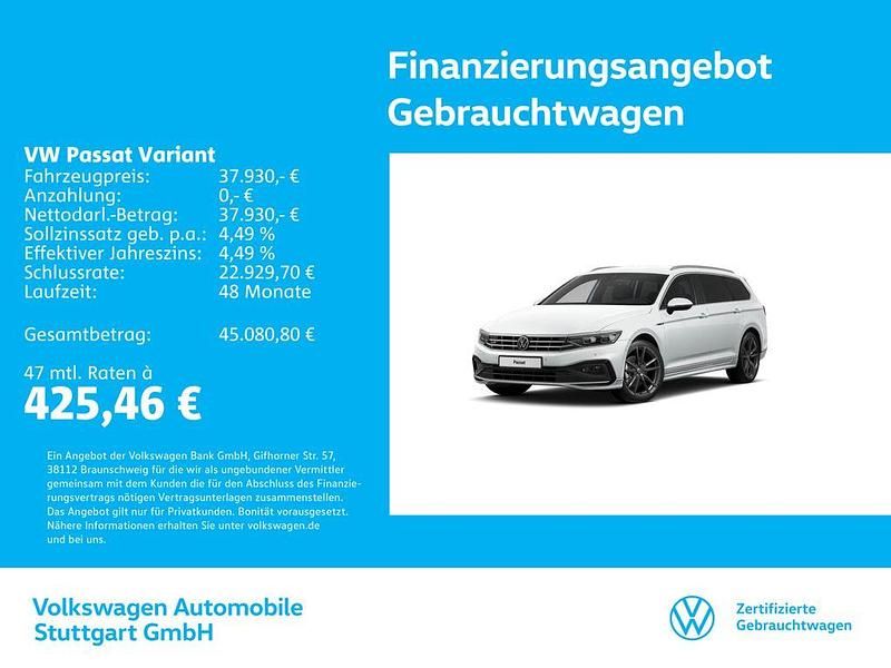 Weiß Gebraucht 2024 VW Passat Elegance Kombi | 37.930 € (Fairer Preis) - Bild 1/4