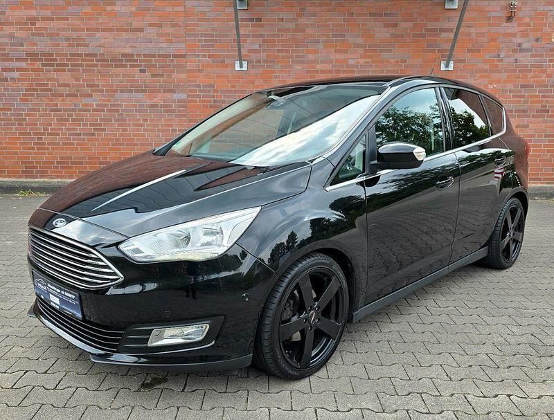 Schwarz Gebraucht 2018 Ford C-MAX Titanium Van / Kleinbus | 9.990 € (Guter Preis) - Bild 1/4