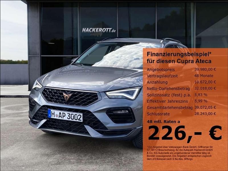 Schwarz Gebraucht 2024 Cupra Ateca Basis SUV | 39.980 € (Etwas zu teuer) - Bild 1/4