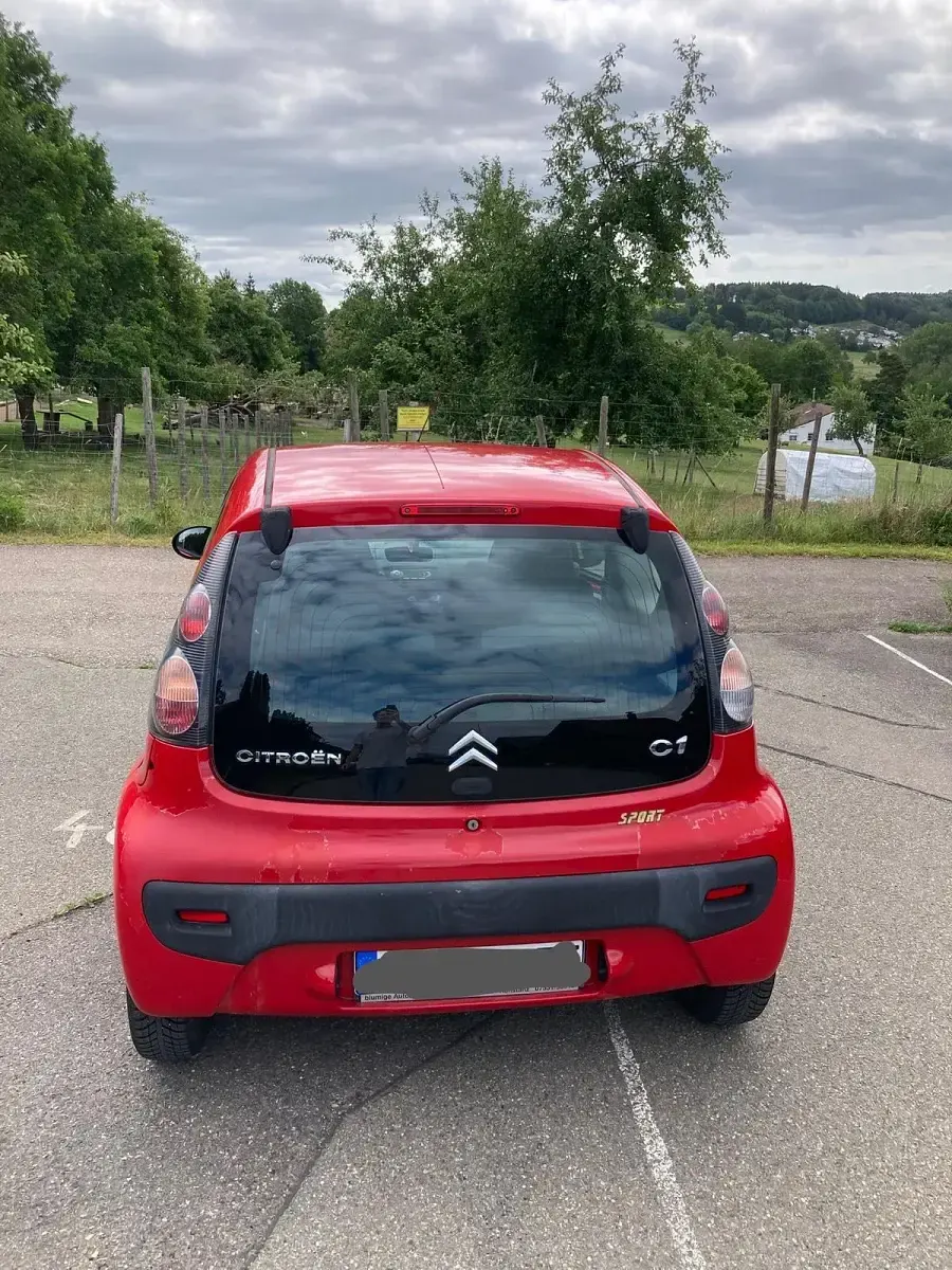 Gebraucht Citroën C1 68 PS (50 kW) 2008 Rot Kleinwagen