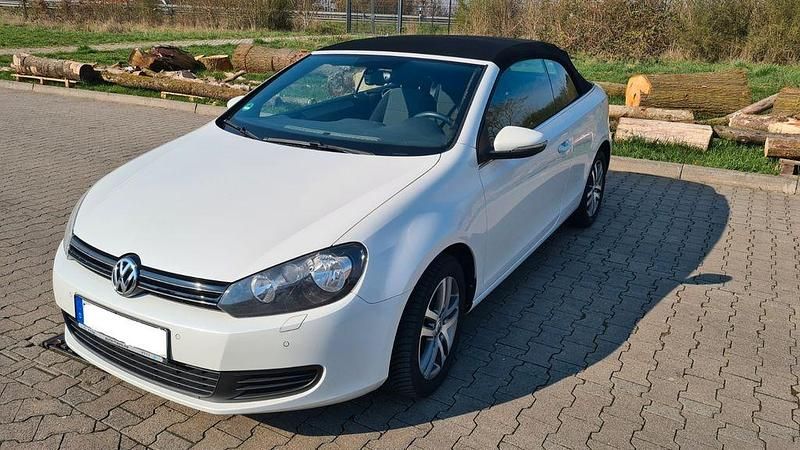 Gebraucht VW Golf Cabriolet 105 PS (77 kW) 2013 Weiß Cabrio