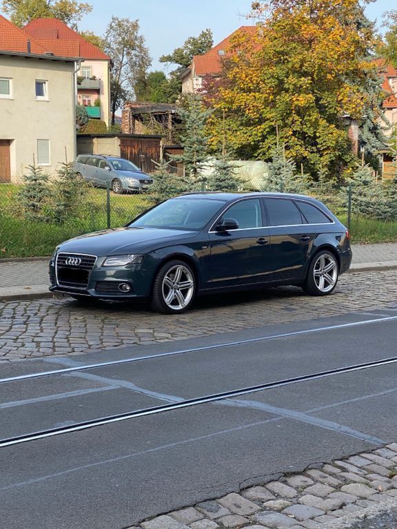 Schwarz Gebraucht 2008 Audi A4 S-Line Kombi | 8.999 € (Teuer) - Bild 1/4
