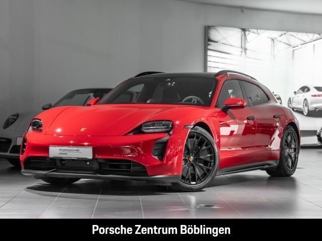 Karminrot Gebraucht 2022 Porsche Taycan GTS Sport Turismo Limousine | 82.880 € (Superpreis) - Bild 1/4