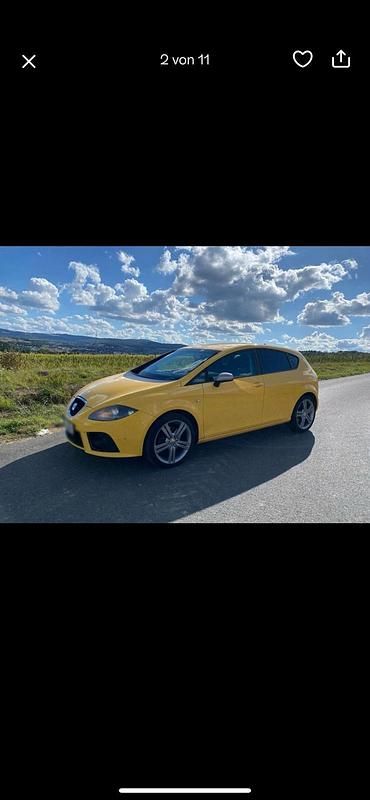 Usata Seat Leon FR 200 CV (147 kW) 2007 Giallo Utilitaria