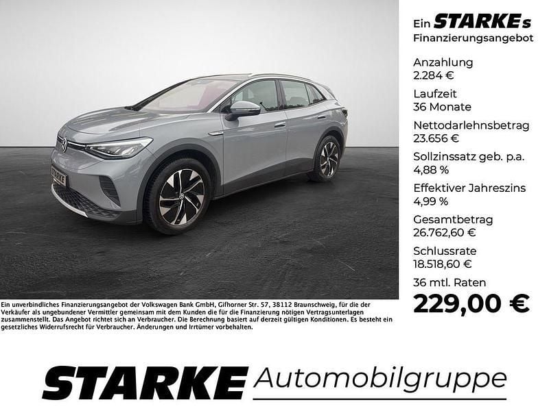 Grau (mangangrau metallic) Gebraucht 2022 VW ID.4 Pro Performance SUV | 25.940 € (Guter Preis) - Bild 1/4