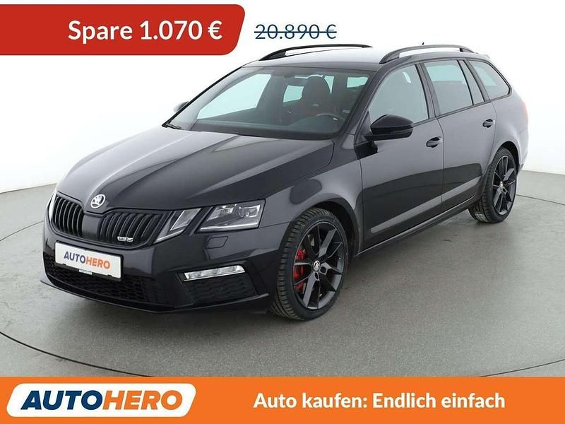 Schwarz Gebraucht 2018 Skoda Octavia RS Kombi | 19.820 € (Fairer Preis) - Bild 1/3