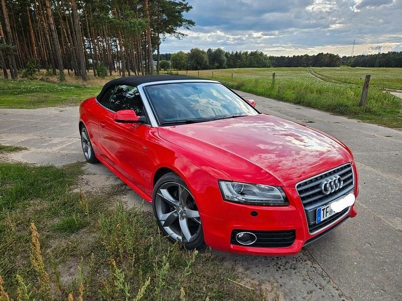 Rot Gebraucht 2010 Audi A5 Cabriolet S-Line Cabrio | 13.500 € (Superpreis) - Bild 1/4