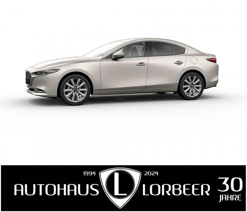Beige Neu 2025 Mazda 3 Exclusive Limousine | 29.950 € - Bild 1/1