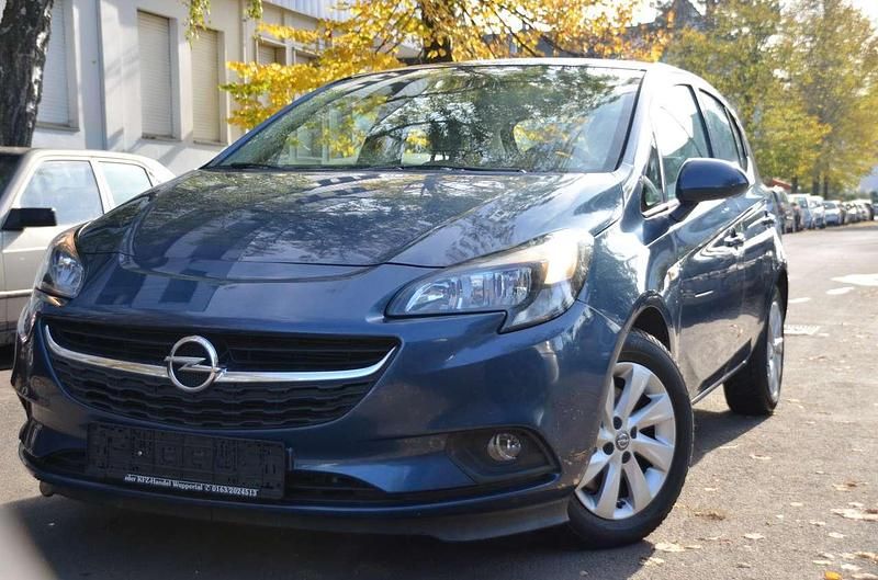 Nacht blau met Gebraucht 2015 Opel Corsa Edition Limousine | 4.900 € (Guter Preis) - Bild 1/4
