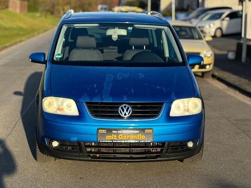 Gebraucht VW Touran Highline 101 PS (74 kW) 2004 Blau Van / Kleinbus