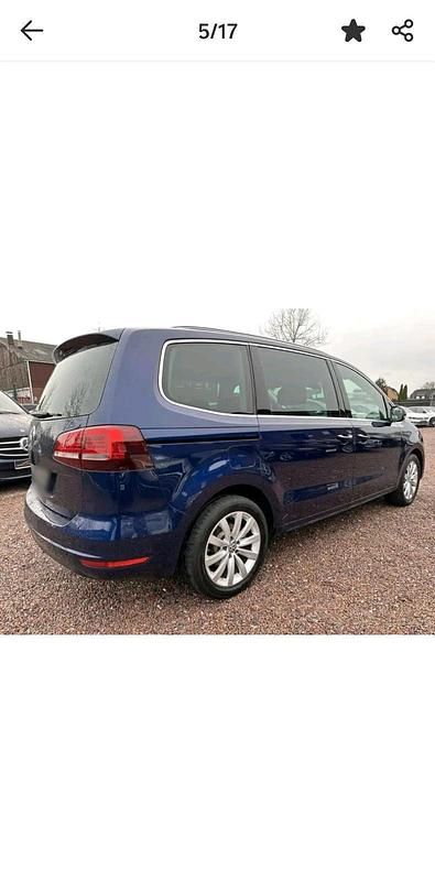 Gebraucht VW Sharan Highline 184 PS (135 kW) 2017 Blau Van / Kleinbus