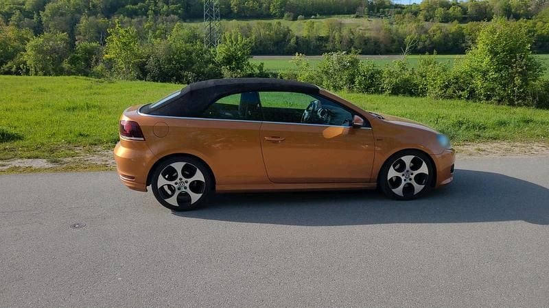 Gebraucht VW Golf Cabriolet LOUNGE 150 PS (110 kW) 2016 Orange Cabrio