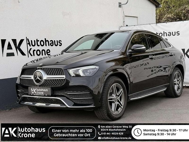 Obsidianschwarz metalliclack Gebraucht 2022 Mercedes GLE300 AMG line Coupé | 70.700 € (Etwas zu teuer) - Bild 1/4