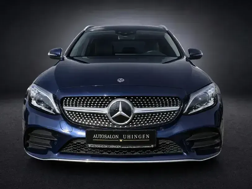 Gebraucht Mercedes C220 AMG 194 PS (142 kW) 2019 Cavansitblau metallic Kombi