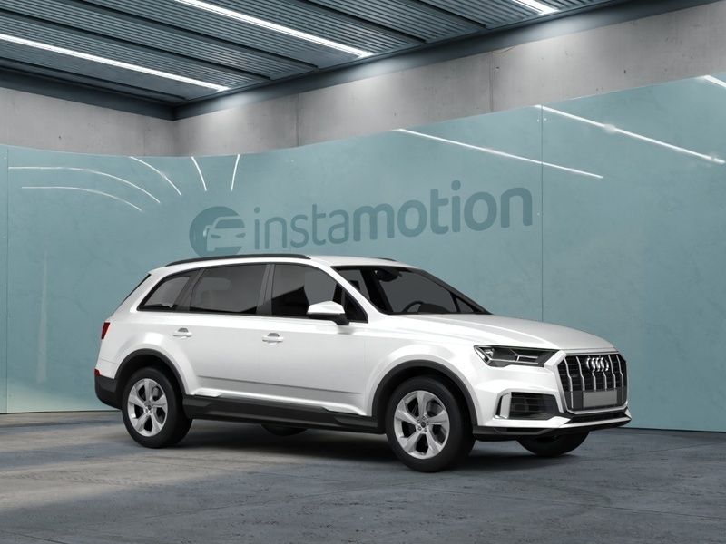 Weiß Gebraucht 2021 Audi Q7 SUV | 52.985 € (Teuer) - Bild 1/4