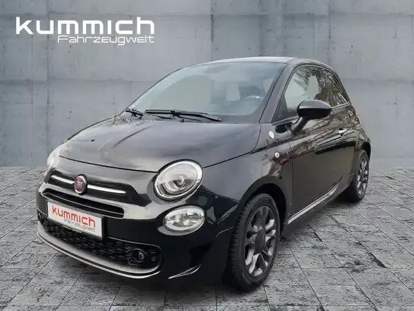 Vesuvio schwarz (schwarz) Gebraucht 2021 Fiat 500 Kleinwagen | 10.990 € (Guter Preis) - Bild 1/4