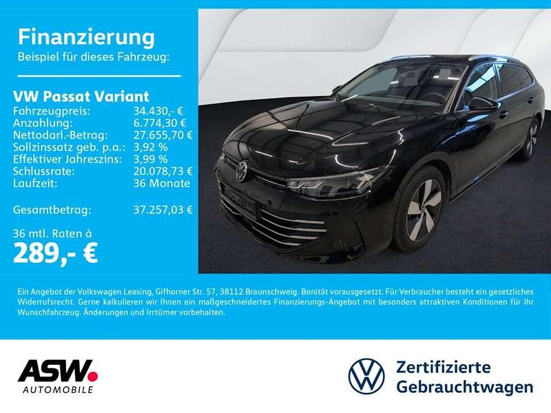 Gebraucht VW Passat Business 204 PS (150 kW) 2025 Grenadillschwarz metallic Kombi
