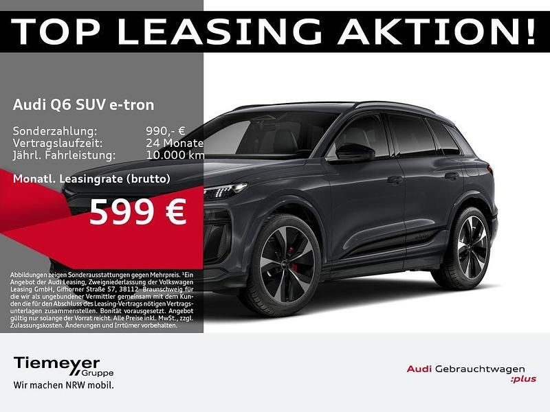 Gebraucht Audi Q6 e-tron S-Line 284 kW (387 PS) 2024 Grau SUV