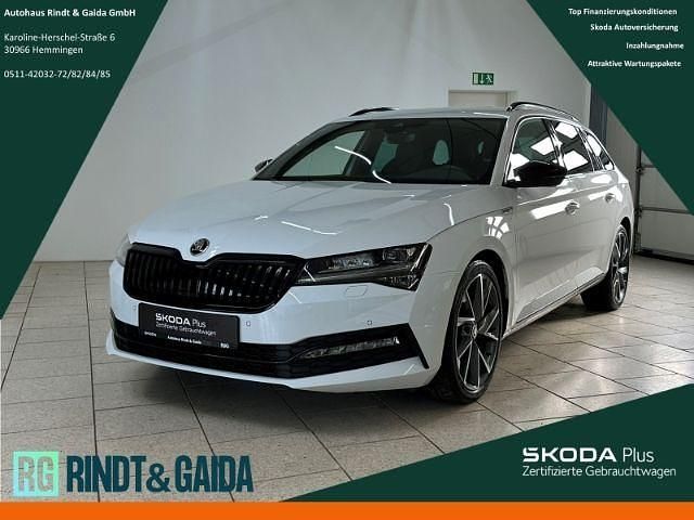 Gebraucht Skoda Superb SportLine 150 PS (110 kW) 2024 Weiss Kombi