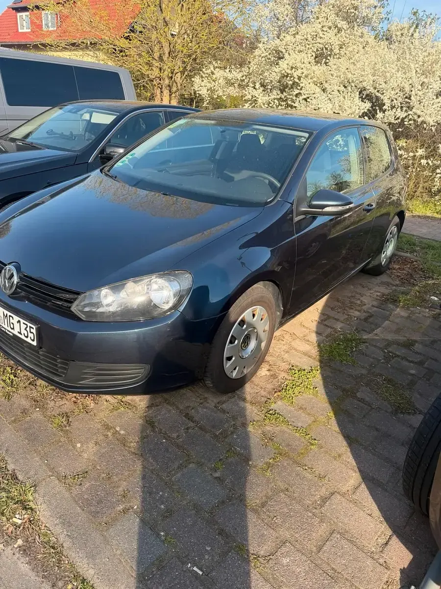 Gebraucht VW Golf VI 2010 Blau Kleinwagen