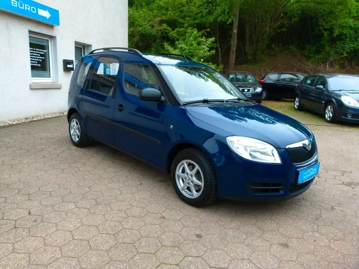 Gebraucht Skoda Roomster Plus Edition 69 PS (50 kW) 2009 Blau Van / Kleinbus