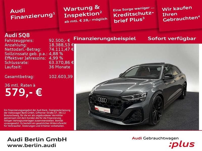 Gebraucht Audi SQ8 Ambiente 507 PS (372 kW) 2024 Daytonagrau perleffekt SUV