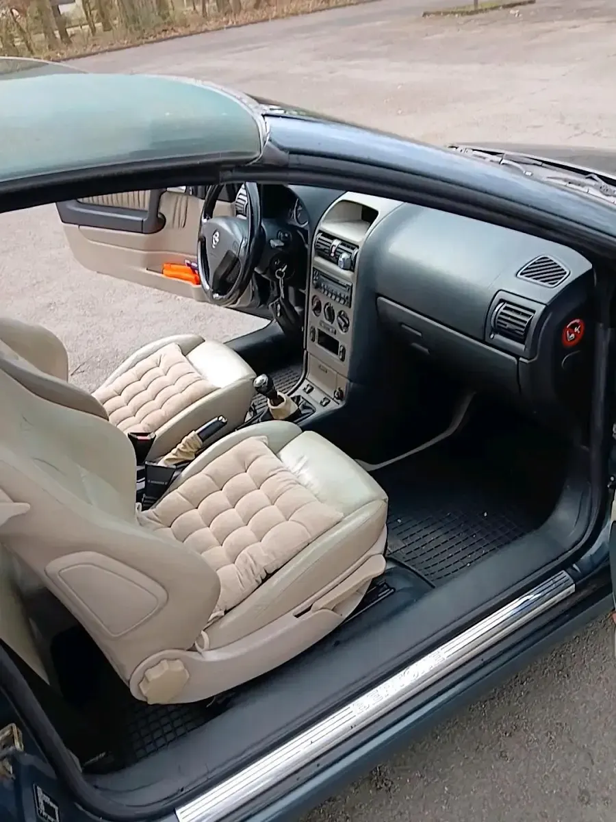 Gebraucht Opel Astra 101 PS (74 kW) 2002 Grün Cabrio