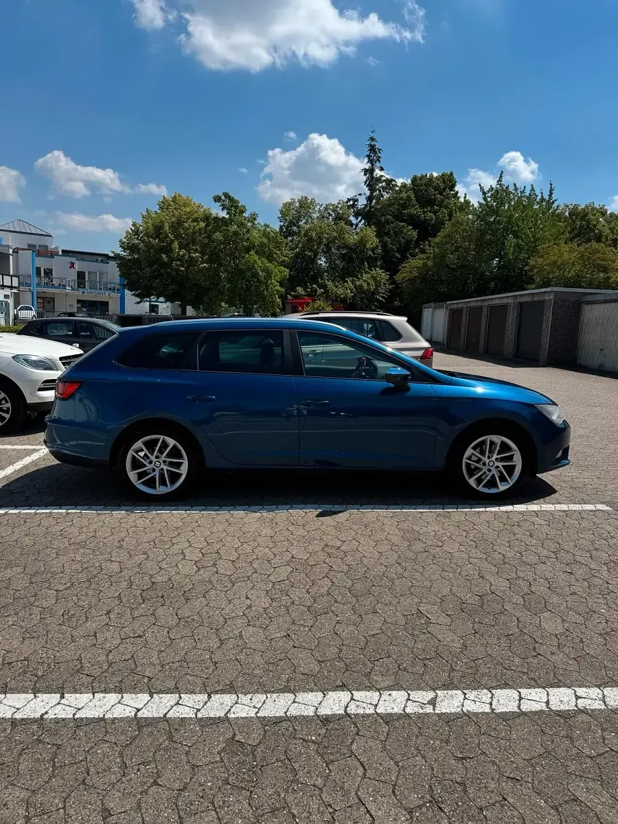 Gebraucht Seat Leon 122 PS (89 kW) 2014 Blau Kombi