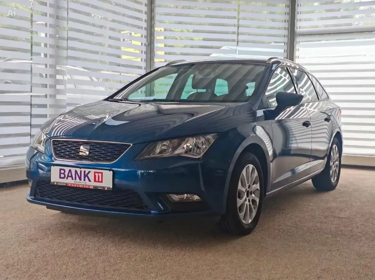 Gebraucht Seat Leon ST Style 110 PS (80 kW) 2015 Blau Kombi