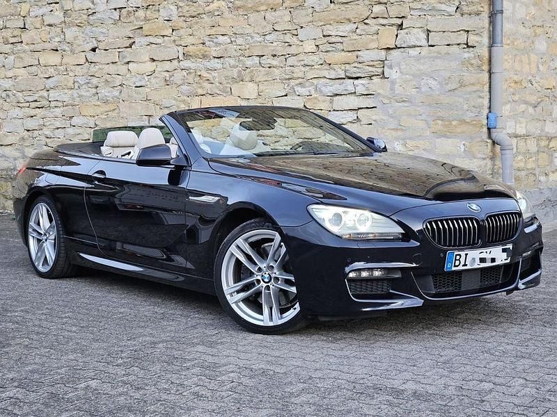 Schwarz Gebraucht 2011 BMW 640 Cabriolet M Sport Cabrio | 18.900 € (Teuer) - Bild 1/4