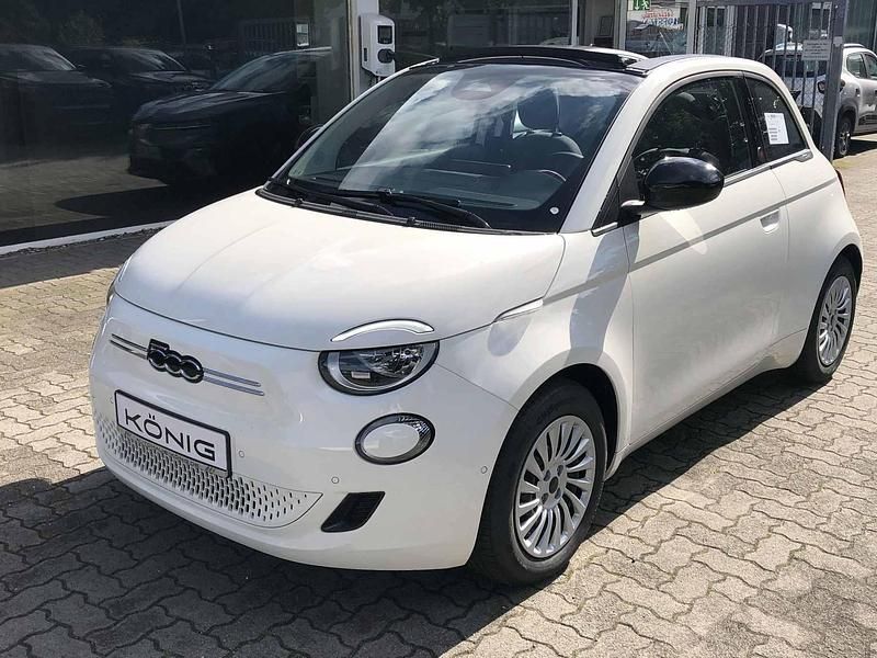 Weiß Neu 2025 Fiat 500C Red Cabrio | 28.689 € - Bild 1/4