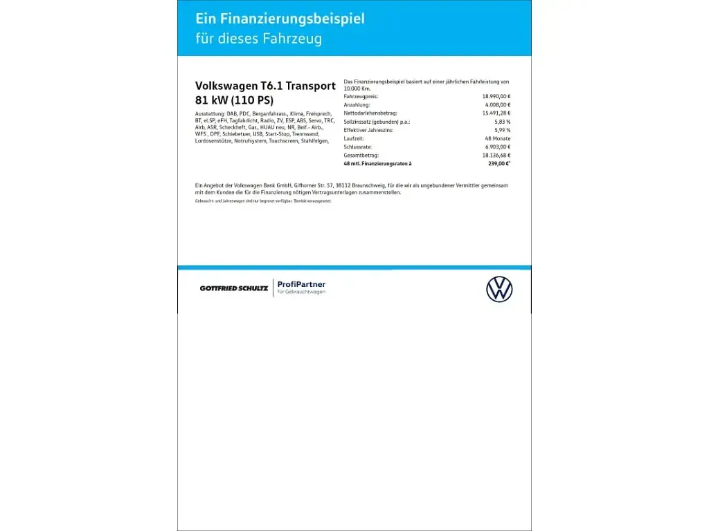 Używany VW Transporter 110 KM (80 kW) 2023 Biały Van