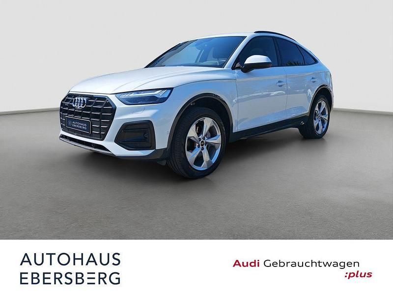 Gletscherweiß metallic Gebraucht 2024 Audi Q5 Sportback Ambiente SUV | 49.850 € (Fairer Preis) - Bild 1/4