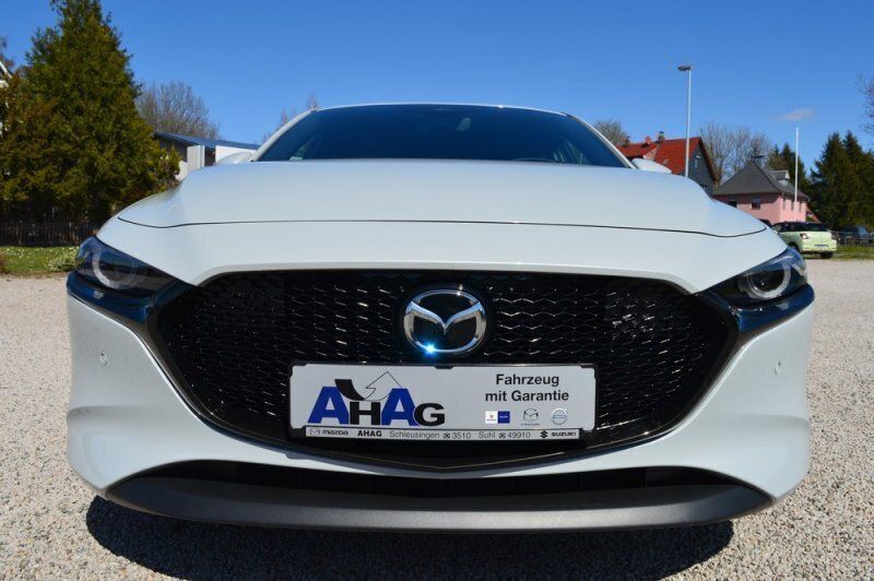 Gebraucht Mazda 3 Exclusive-Line 186 PS (136 kW) 2024 Mondsteinweiß metallic (metallic) Limousine