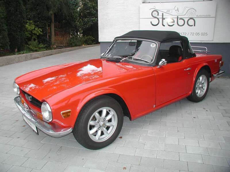 Rot Gebraucht 1972 Triumph TR6 Cabrio | 24.900 € - Bild 1/4