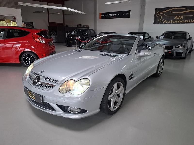Gebraucht Mercedes SL500 2002 Silber Cabrio