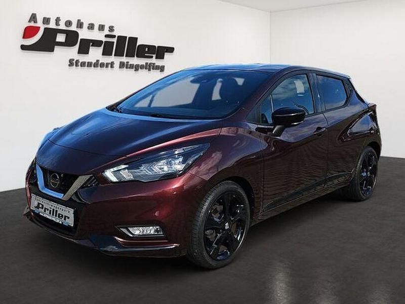 Rot Gebraucht 2021 Nissan Micra Kleinwagen | 15.800 € (Teuer) - Bild 1/4